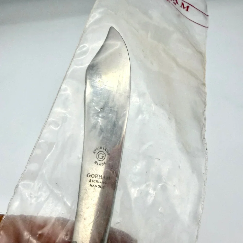 Gorham Sterling Silver Handle Butter Spreader‎ Knife 6.5